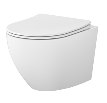 MITO TORNADO væghængt toilet Rimless Inkl. Softclose sæde